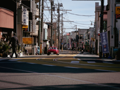 真っ赤なクルマで