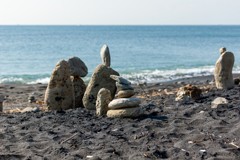 週明けの浜辺