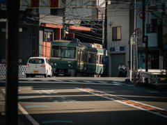 路地へと