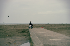 常連と海