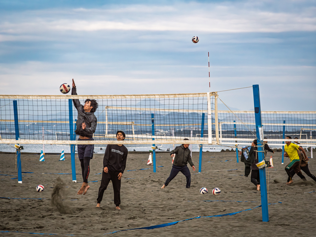 浜辺排球