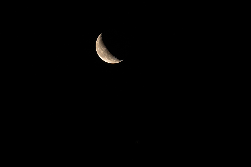 月と木星