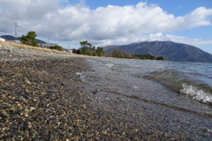波打ち際の
