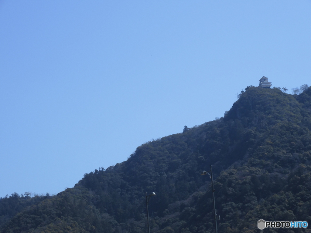 山頂の岐阜城