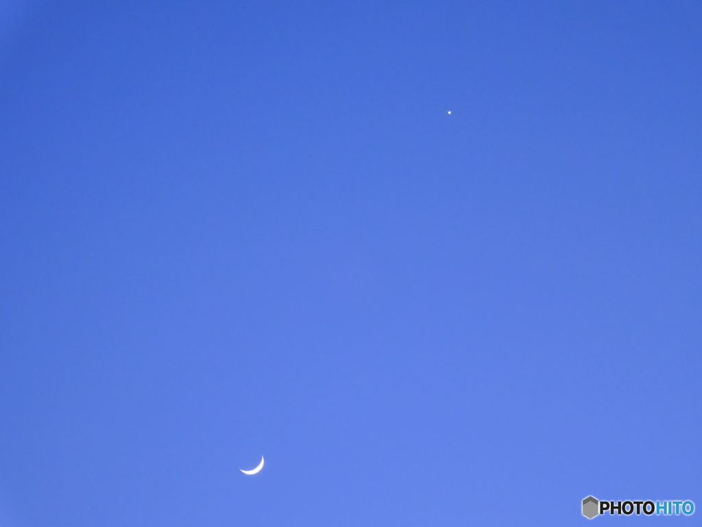 月と金星