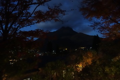 大分　由布岳　夜景