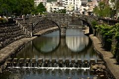 ある日の眼鏡橋