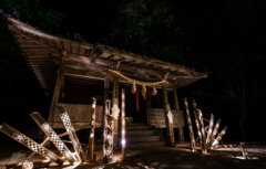 山の神 と竹燈