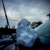 汚い雪でも。。