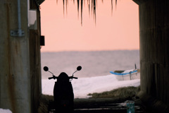 冬の夕陽