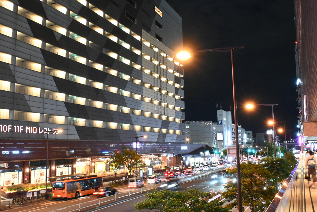 阿部野歩道橋からの夜景6