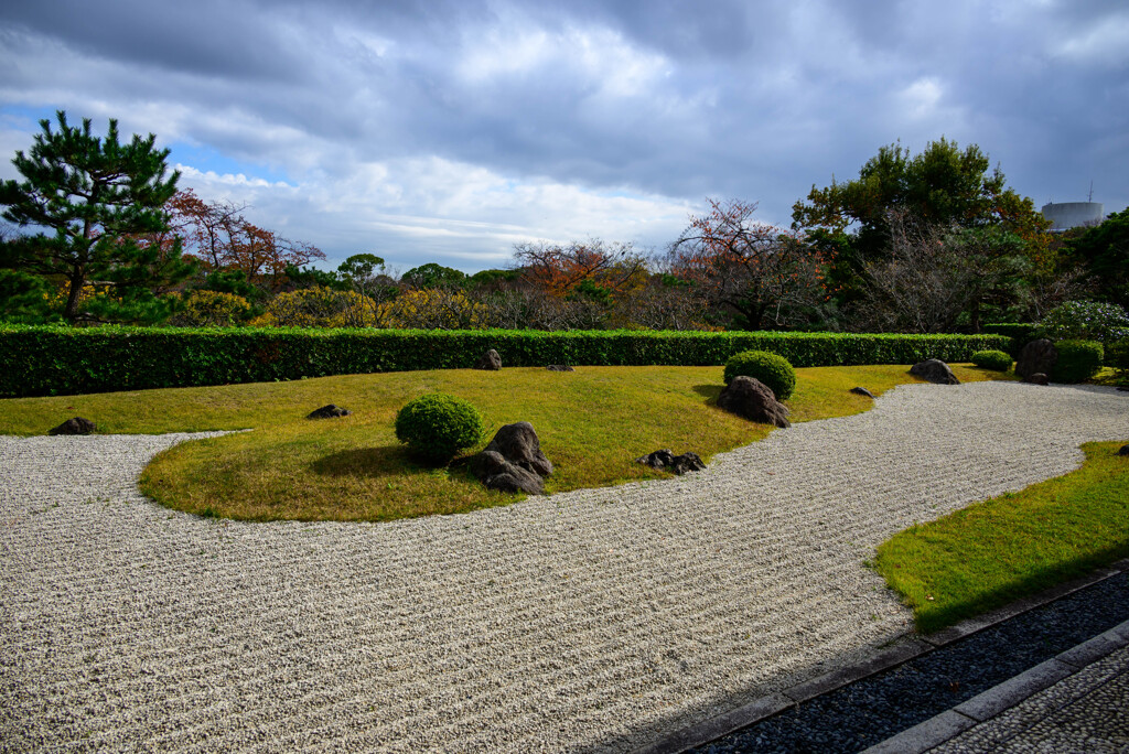万博記念公園千里庵の枯山水1