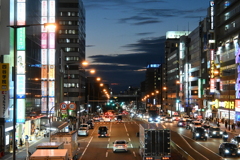 阿部野歩道橋からの夜景2