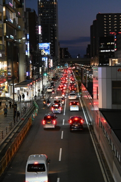 阿部野歩道橋からの夜景5