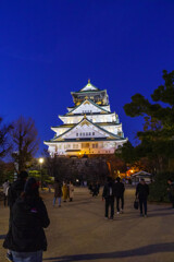 Night Osaka Castle 2