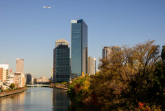 大坂橋より眺める大阪ビジネスパークの風景4