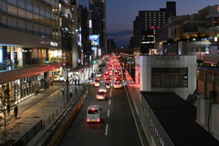 阿部野歩道橋からの夜景1