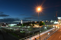 阿部野歩道橋からの夜景7