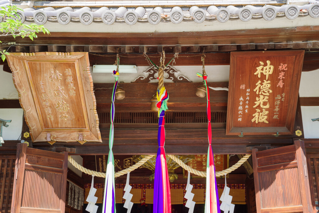 神社の風景