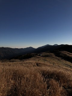 出発白髪避難小屋