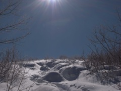 もうちょっとで北ノ段山頂。