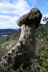 キノコ岩１