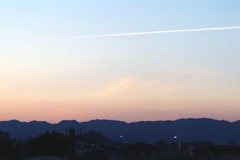ある日のひこうき雲