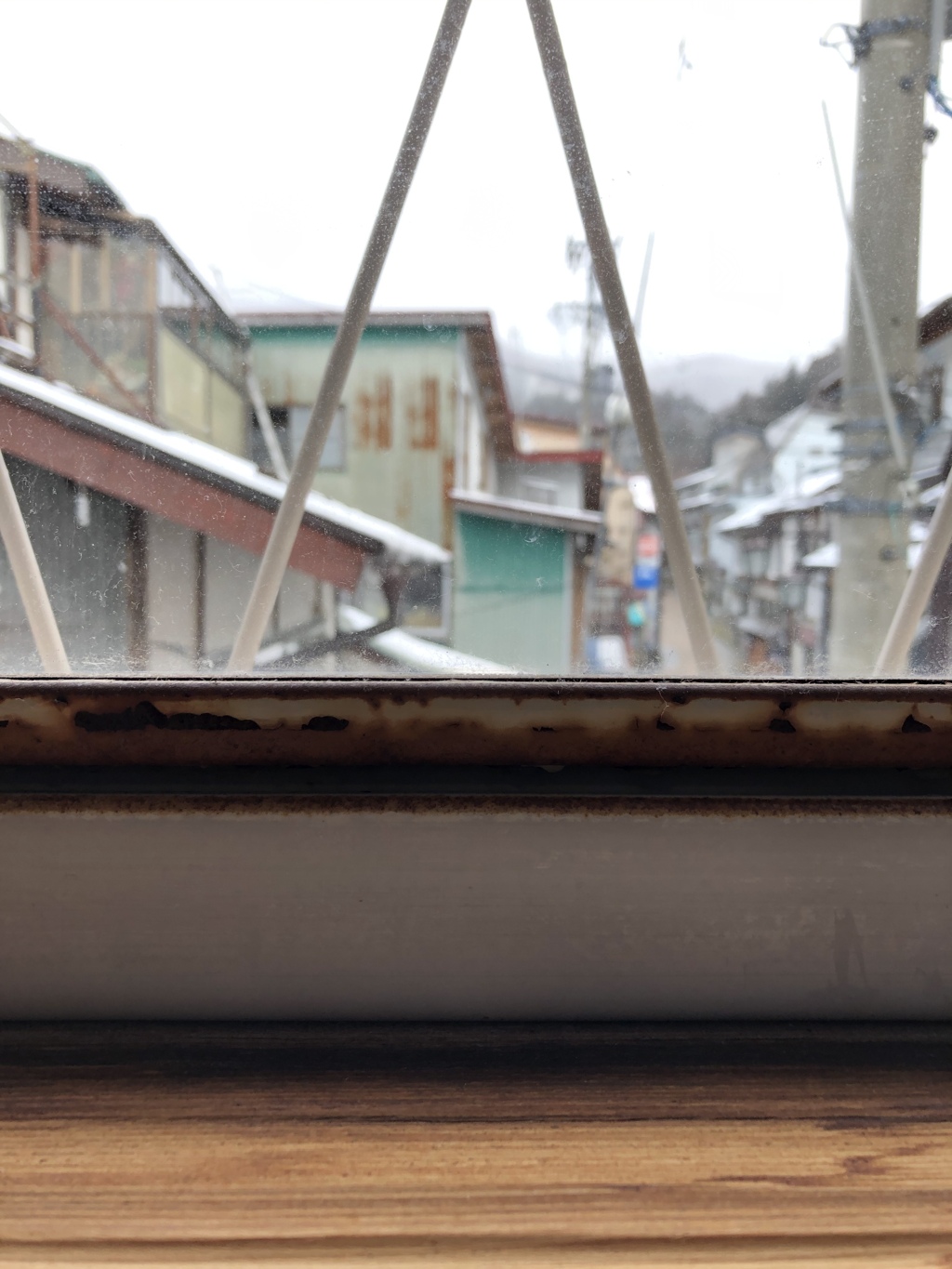 旅館の窓