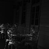 ベランダにテーブル