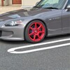 真っ赤なホイール：HONDA S2000