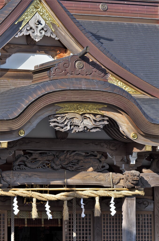 田名八幡宮：拝殿 01