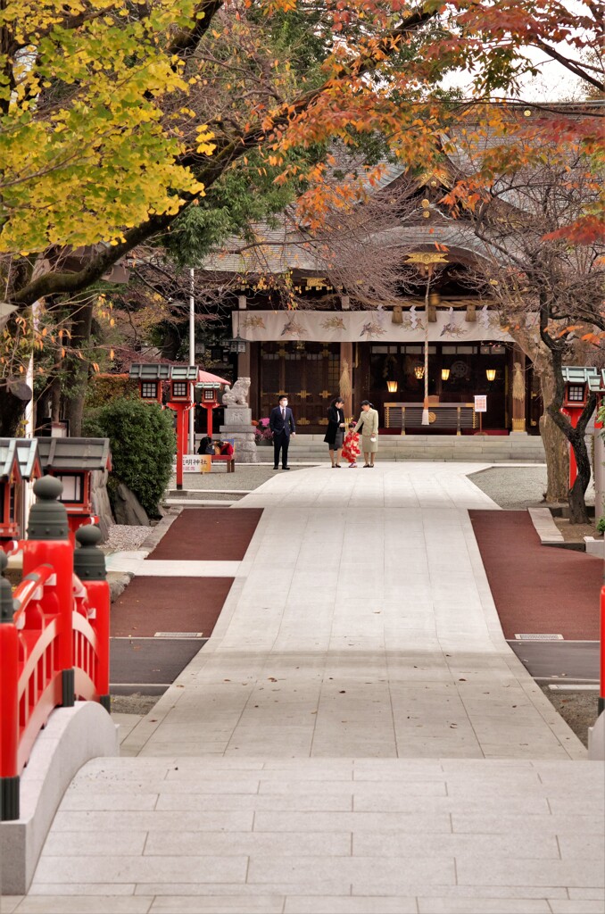 鈴鹿明神社：ちょっと遅い七五三。