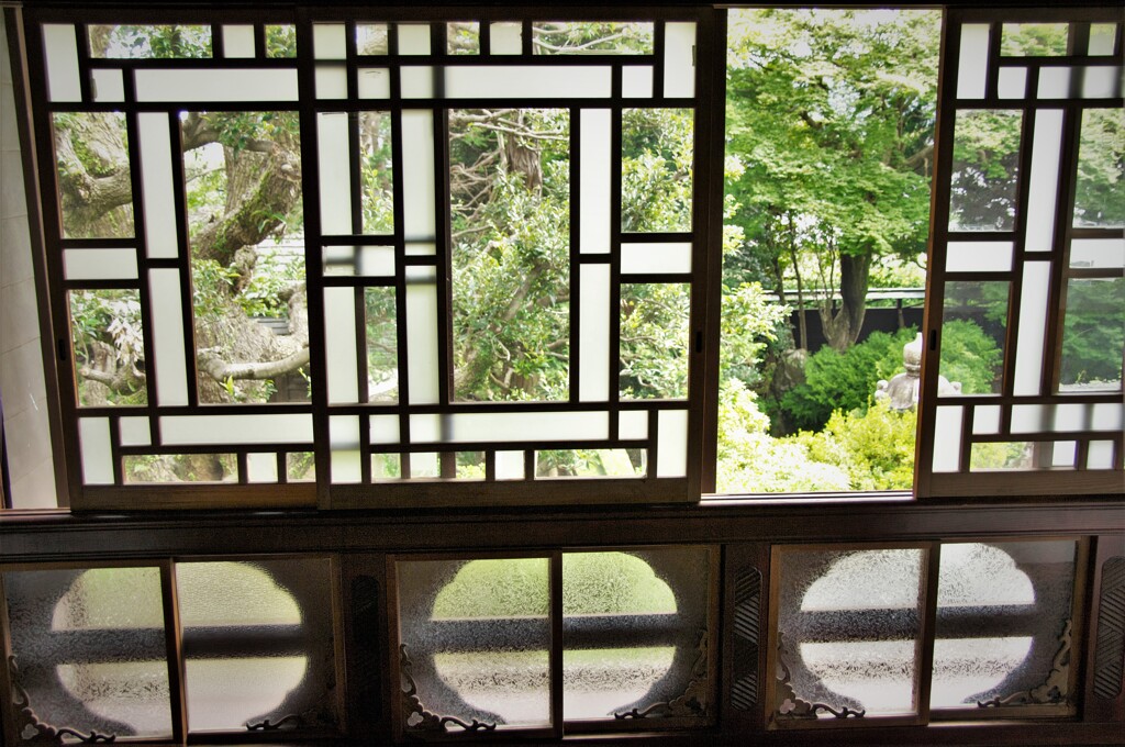 古民家岸邸：二階の窓
