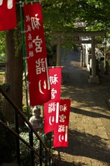 帰り道：弥生神社