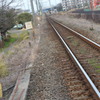 線路：一直線の単線線路