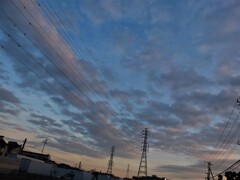 夕暮れ雲