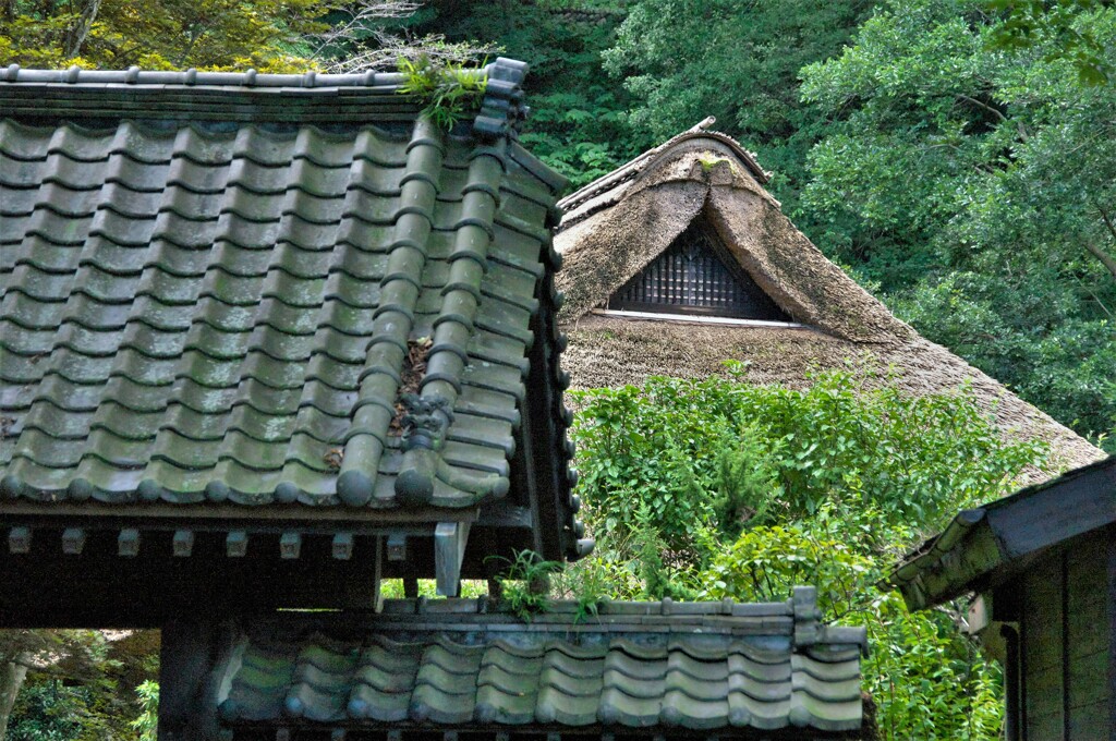古民家の屋根