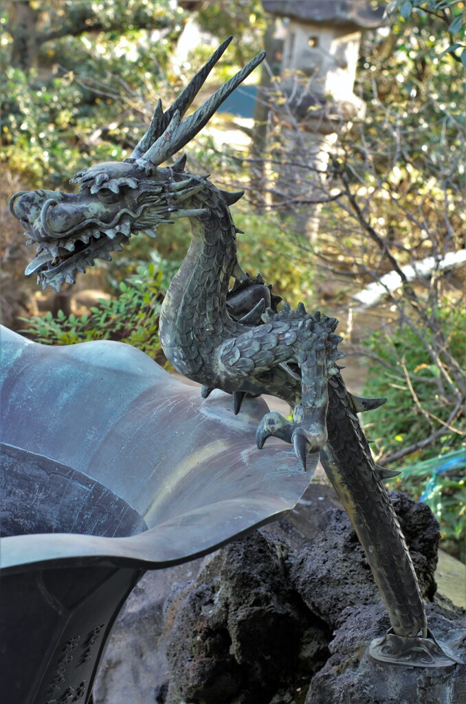 長松寺：青銅の龍