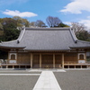 お寺：本堂、改修工事済み