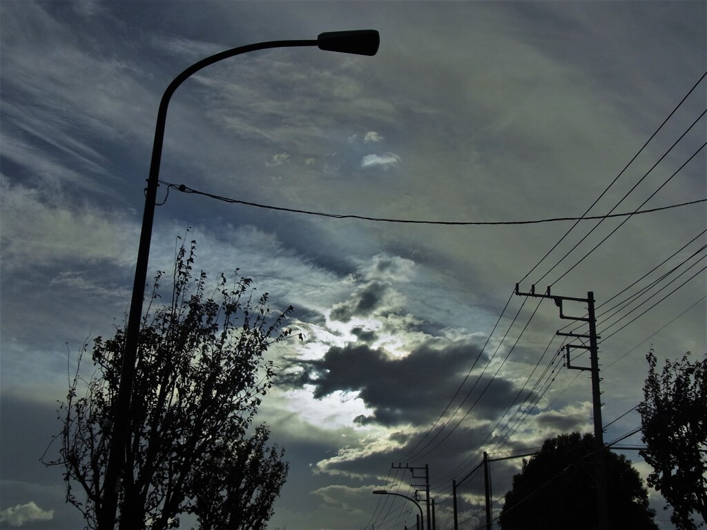 夏のおわりの夕空