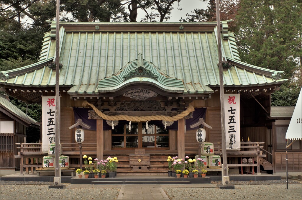 深見神社：本殿