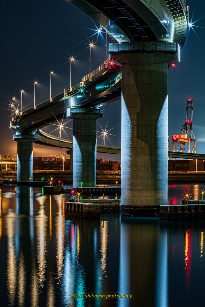 工場夜景　50mm光芒比較 SIGMA 50-200mm F4-5.6 DC