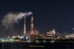 工場夜景　日本製鉄