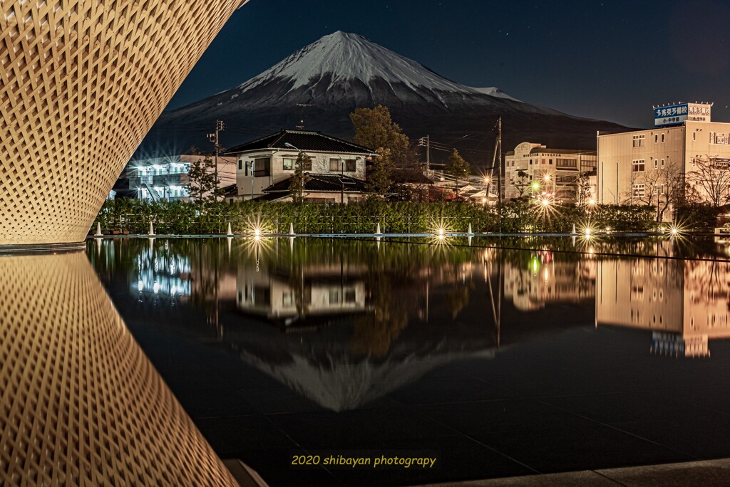 HDR　W逆さ富士
