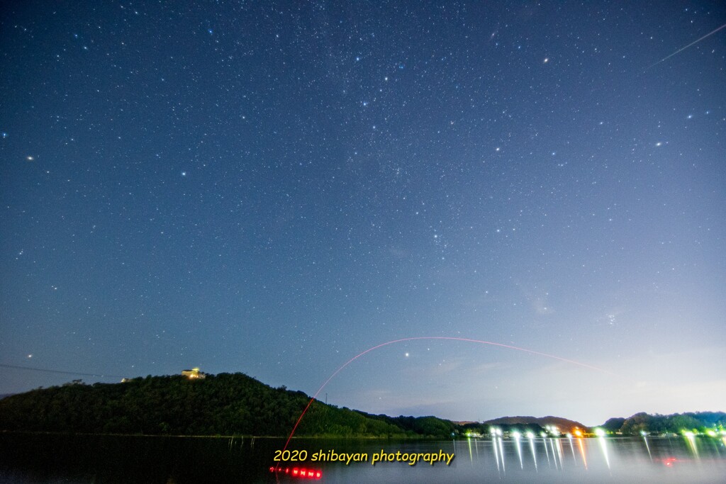 ペルセウス座流星群　舘山寺