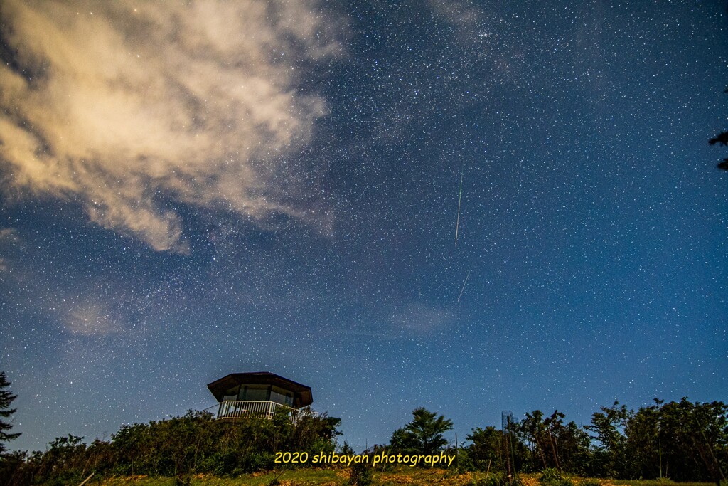 ペルセウス座流星群　高嶺高原　4