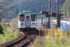 ローカル電車と駅