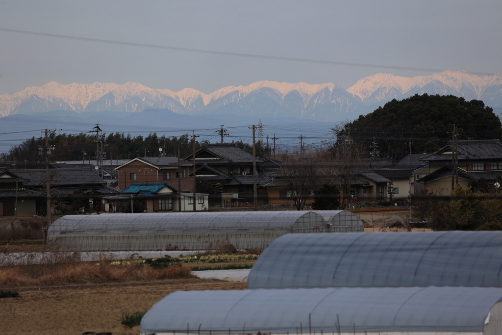 中央アルプスのある光景