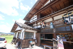 加子母村の芝居小屋　明治座