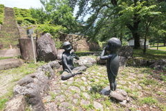河童池も干上がる